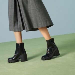 Gucci Horsebit Leather Boots